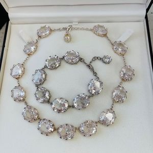 Swarovski Crystal Necklace and bracelet